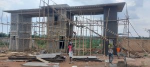 Gated estates in Mowe-Ofada offering C of O plots - Emirate Parks and Gardens Gatehouse