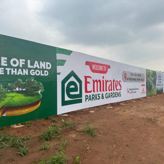 Affordable land parcel at Emirate Parks and Gardens Lexshield, Mowe
