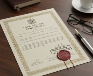 An official Certificate of Occupancy legal document.